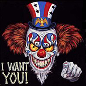 2002 Uncle Sam Clown